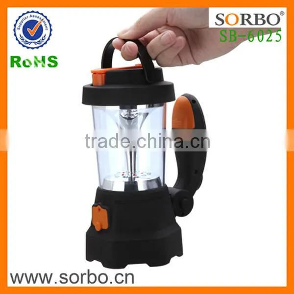 Outdoor USB 4 In 1 Rechargeable LED Spotlight Crank Camping Lantern With Mobile Charge photo-2