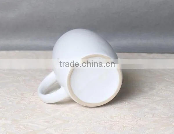China Manufucture Unique Ceramic Beer White Mug Wholesale photo-4