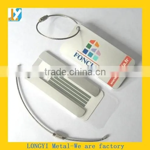 Custom Wholesale Metal Luggage Tags With Leather Supplier's Choice photo-4