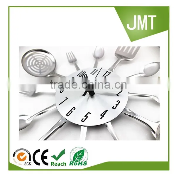 New Modern Design Cutlery Kitchen Utensil Wall Clock, Spoon Fork Clock photo-4
