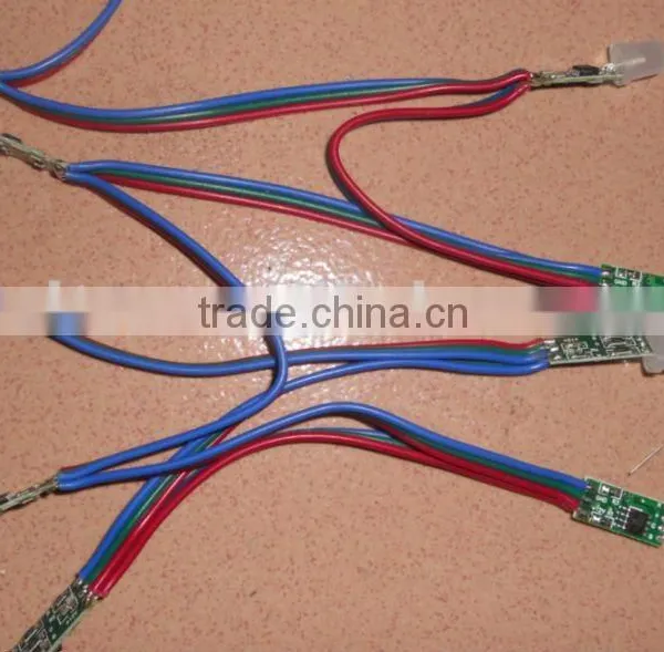 TM1804 LED smart rgb string,DC12V input,100pcs a string;non-waterproof,led module