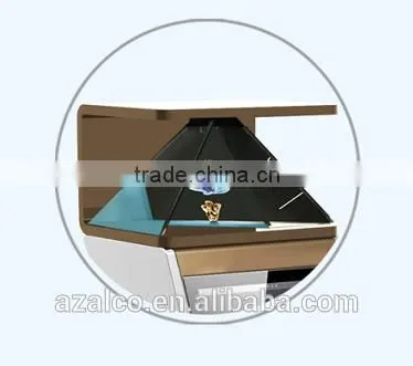 3D Pyramid Hologram Display Showcase/3D Holographic Display for Product Display With HD Resolution