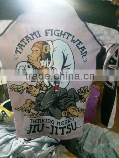 Spandex Lycra Mma Rash Guard / Custom Mma Rash Guard / Mma Custom Made Rash Guard