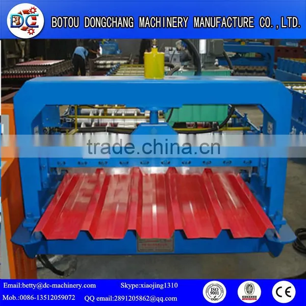 Automatic Galvanized Wallboard Trapezoidal IBR Roof Panel Single Deck Cold Roll Forming Machine photo-5