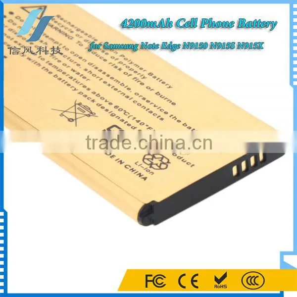 4200mAh Mobile Phone Battery for Samsung Note Edge N9150 N915S N915X Gold photo-4