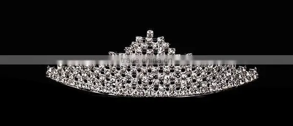 Fashion Elegant Bride Jewelry Wedding Tiara Necklace Earrings Set photo-2