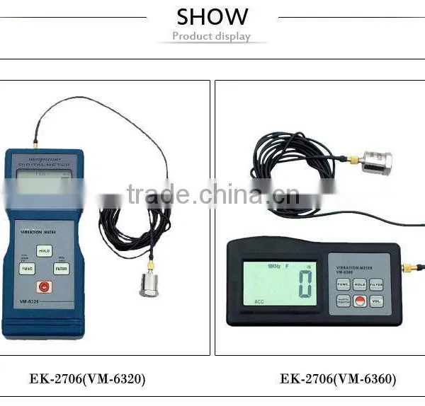 Pocket Vibration Measuring Instruments VM6370 photo-2