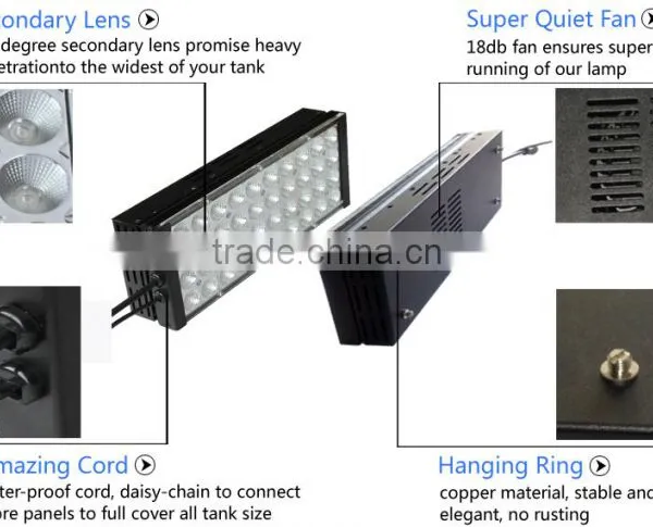 DSunY New Programmable Light Auto Dimmable Marine Led Aquarium Light With Quiet Fan photo-2