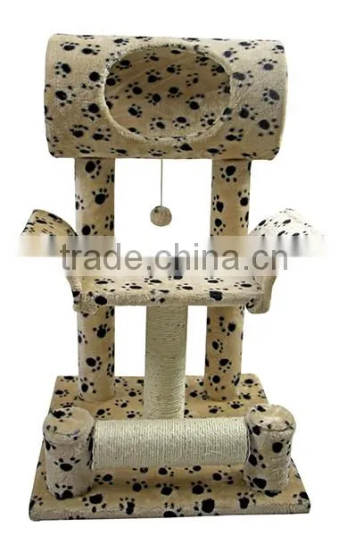 BSCI Pet Factory Luxury Cat Tree Toy Furniture Cat Sisal Scratcher photo-3