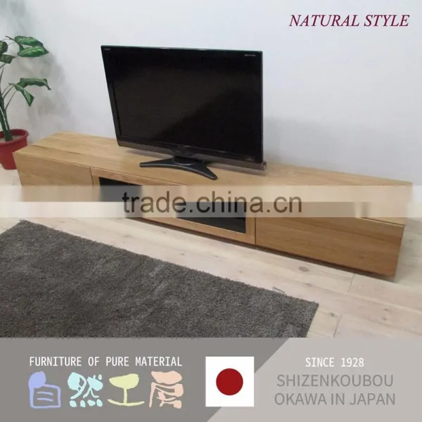 High Quality and Fashionable Japanese Wooden tv Board With Various Kind of Wood Made in Japan