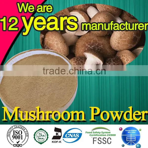 100% High Quality Mushroom Extract Factory Supply Oyster Mushroom Powder