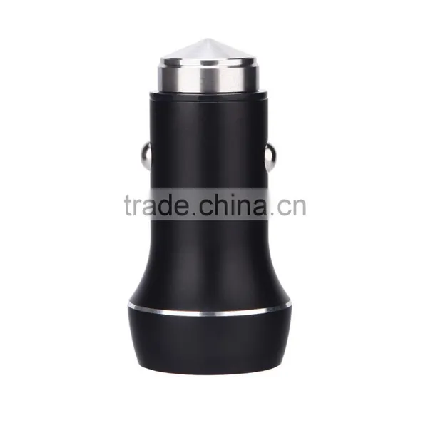 5V 2.4A Safty Mini Copper/Aluminum Usb Car Charger With Hammer photo-2