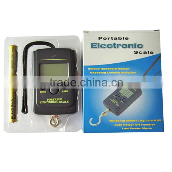Digital Lcd Display Mini Hook Luggage Scale 40kg photo-6