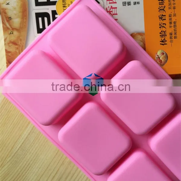 CTBED197 Special Desserts Homemade Soaps 6-Cavity Silicone Petite Loaf Muffin Brownie Cornbread Mould photo-4
