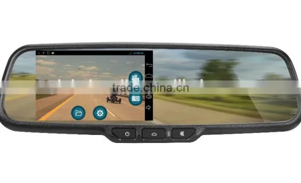 5inch Android Rearview Mirror With Bracket Gps Navigation+Google Storei+DVR+support SIM Card photo-4