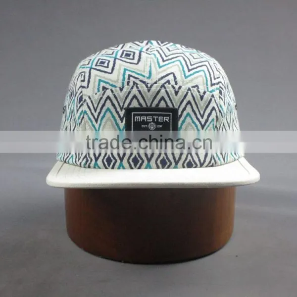 Customer High Quality 5- Panel Military Cap With Woven Badge photo-2