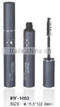 empty aluminium mascara and eyelash cosmetic container case