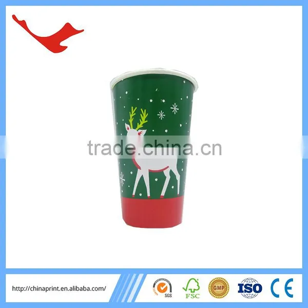 PE Coated Paper Cup Fan With Print and Cut