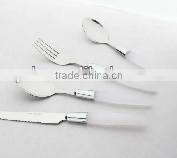 Transparent Plastic Handle Stainless Steel Dinnerware photo-2
