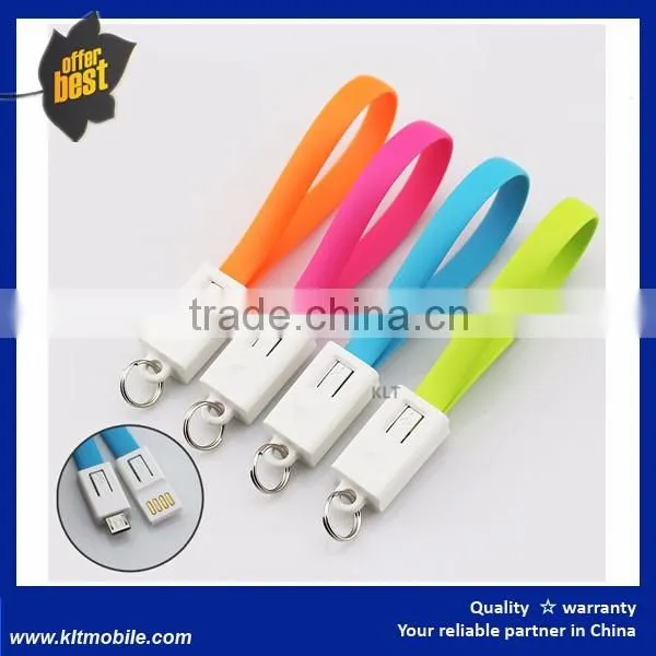 Keychain Data Cable 2 in 1 PVC Material Data Cable photo-3