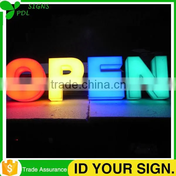 Waterproof LED Acrylic Light Letter With 50000 Hours Illuminated photo-4