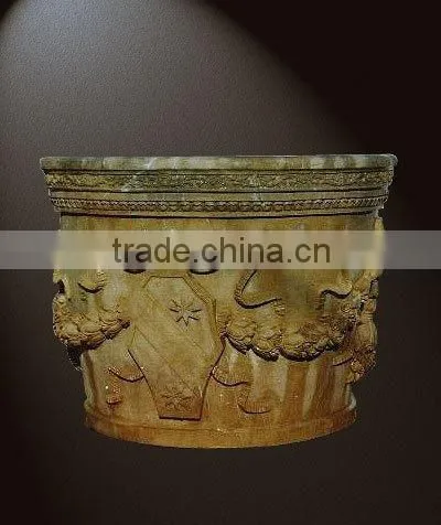 marble stone carving well