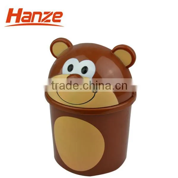 Animal Shape Plastic Desk Trash Can/waste Bin photo-4