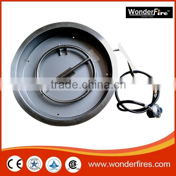 Outdoor Rectangle Gas Fire PIt System/fire Bowl/Slate Mosaic Round Mesa Heating Barbecue Table Fire Pit photo-3