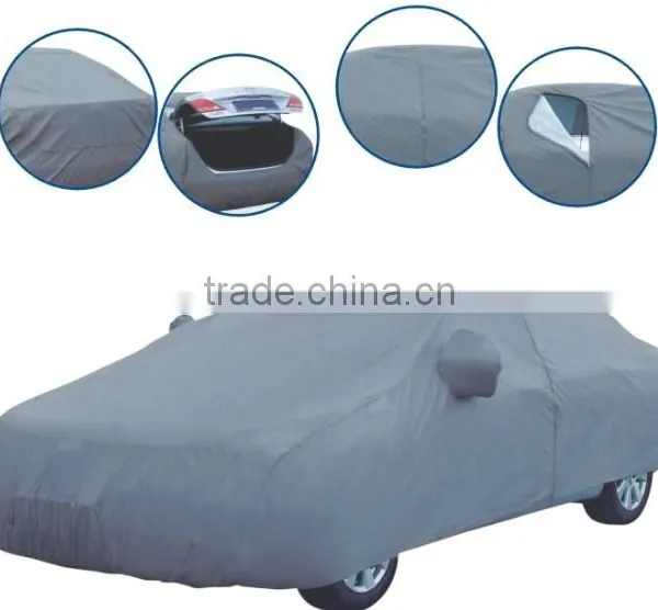 Grey Cotton Lining Car Cover SUV Cover photo-2