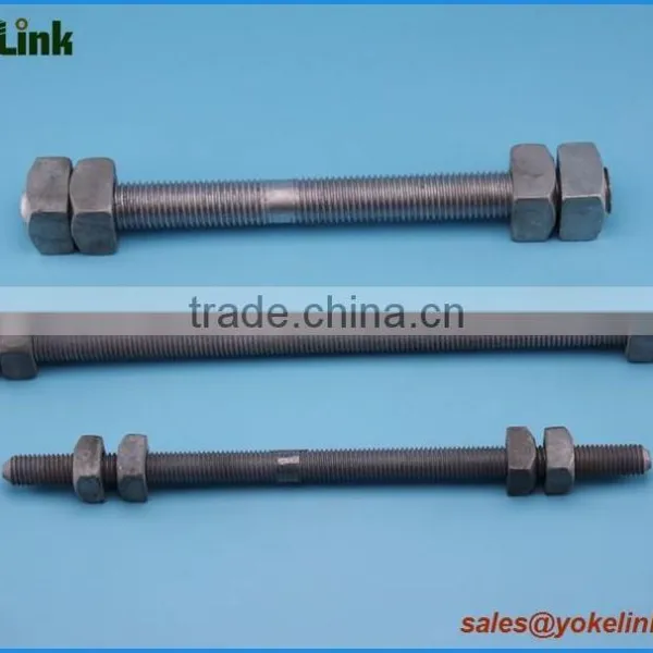 Pole Line Fitting Full Thread Double-arming Bolt photo-4