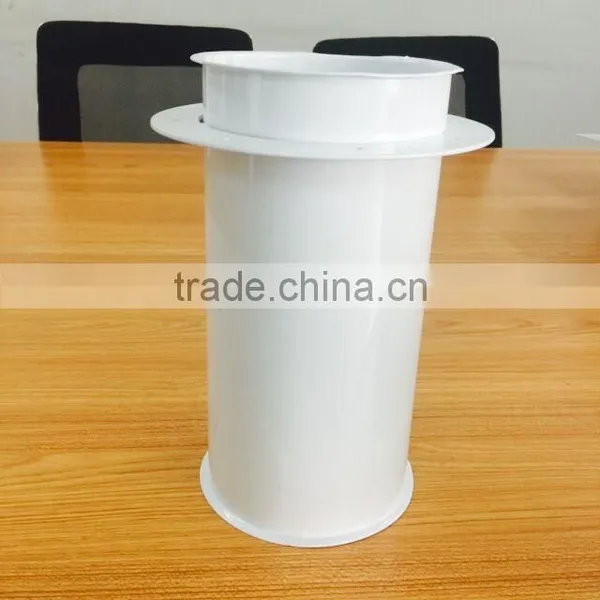 Straight pipe for seed processing line