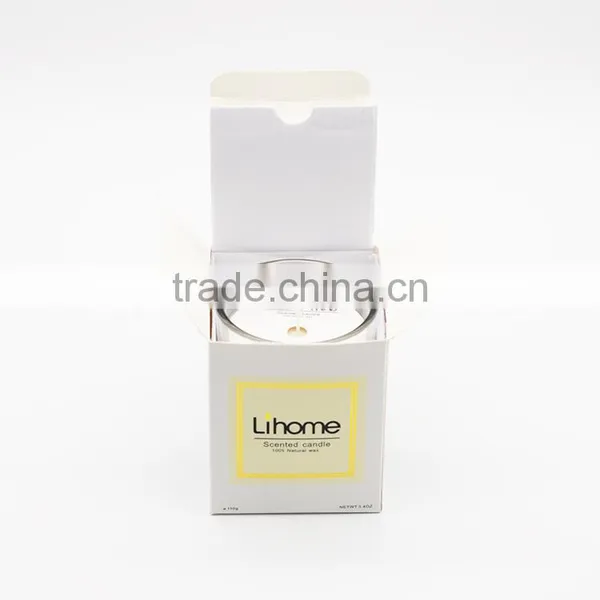100%customized,Luxury Soy Wax Candle, Scented Soy Wax Candle With Color Packaging Box photo-3