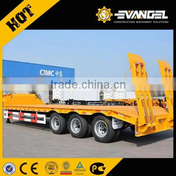 3 Axles Price Low Bed Truck Semi Trailer 70t photo-2