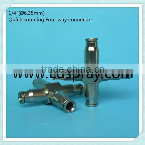 1/4" (6.35mm)High Pressure (1500psi) Quick Coupling Slip Lock Fittings Connectors photo-6