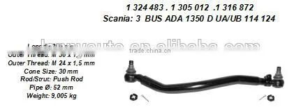 Hot Sale Truck Suspension Spare Parts 1 324 483, 1316872, 1 305 012, 1324483 ,1305012 Scania Truck Steering Drag Link for Scania photo-2