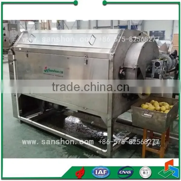 Continuous Onion Washer Industrial Potato Peeling Machine photo-4