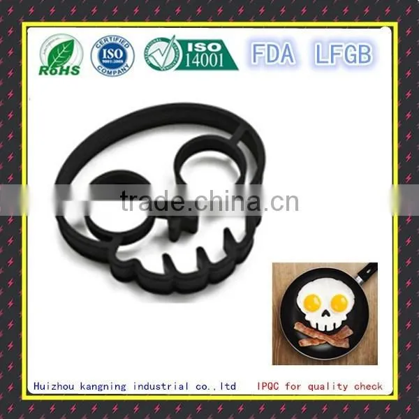 Round Silicone Egg Fry Frier,egg Fried Tool,fried Egg Mould photo-2