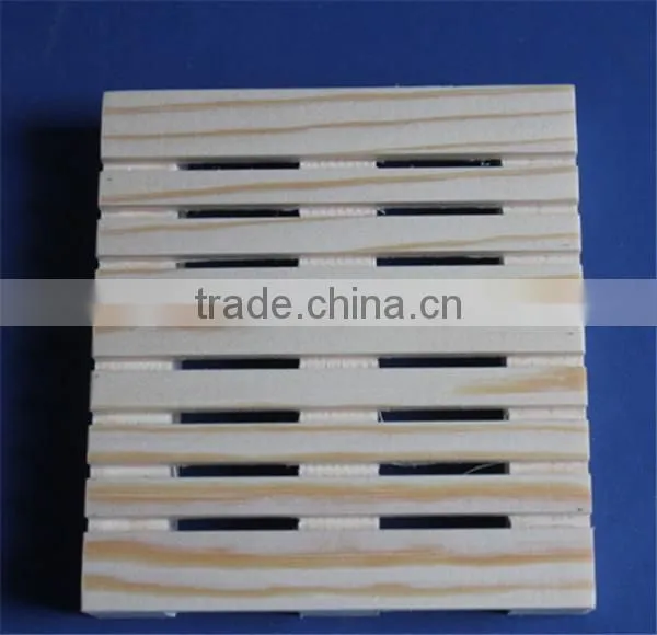 Natural Handmade Custom Decor Pine Wooden Drink Coasters photo-2