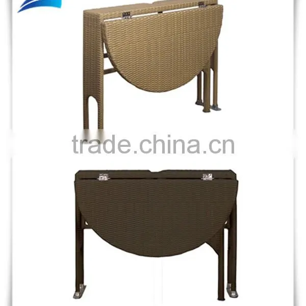 Home Rattan Folding Aluminum Dining Table for Wholesale Furniture From China photo-2