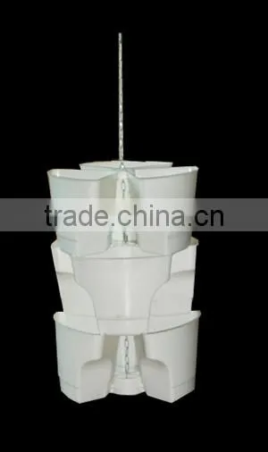 SOL 2015 Practical Hanging Planters Plant Pots Plastic Garden Planter photo-3