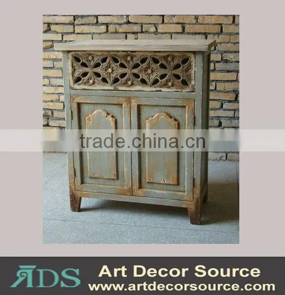 Distressed Wood Cabinet for House Decoration