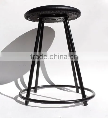 Factory Price Black Color Round Shape Chairs Metal Frames for Office Chairs/bar Metal Chairs photo-3