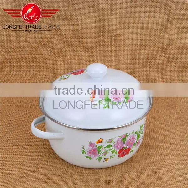 Promotional Custom Logo Enamel Cookware, Wholesale Enamel Pot photo-4