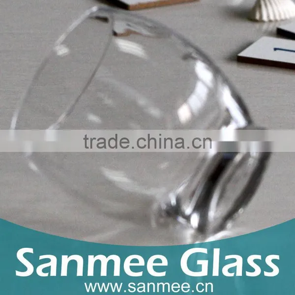 Sanmee Design Style Machine Blown Rounded Whisky Glass Cup photo-3
