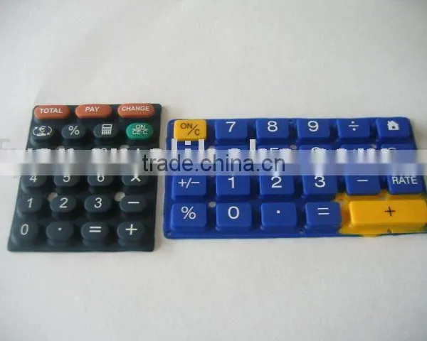Silicone Caculator Keypad Custom Silicone Keypad Silicone Rubber Keypad