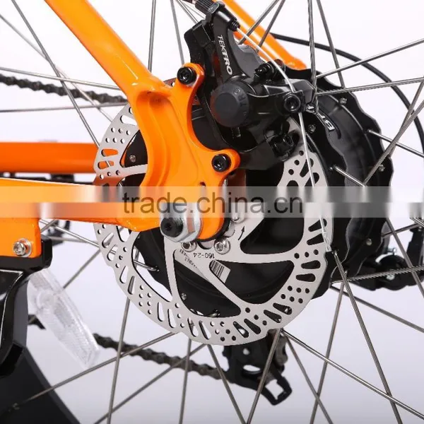 Hot Sell 26inch Aluminum Alloy Frame Electric Bike no Foldable Electric Fat Tire Bike 48V 350W photo-5