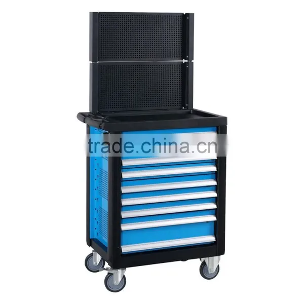Nine Drawers Tool Cabinet With Four Wheels photo-3