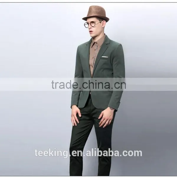 Custom Fancy One Button Latest Mens Suit Design photo-2