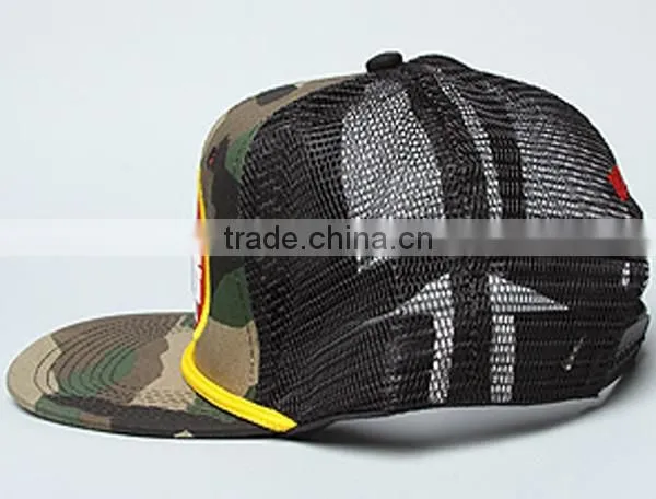 Custom Embroidery Logo 5 Panel With Rope Most Fashion Mesh Cap photo-4