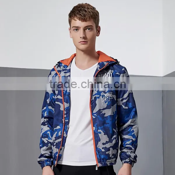 Hot Selling Men Cool Hiphop Style High Quality Camo Printing Jacket Sports Jogging Coat M-3XL XN-PJ16025 photo-3